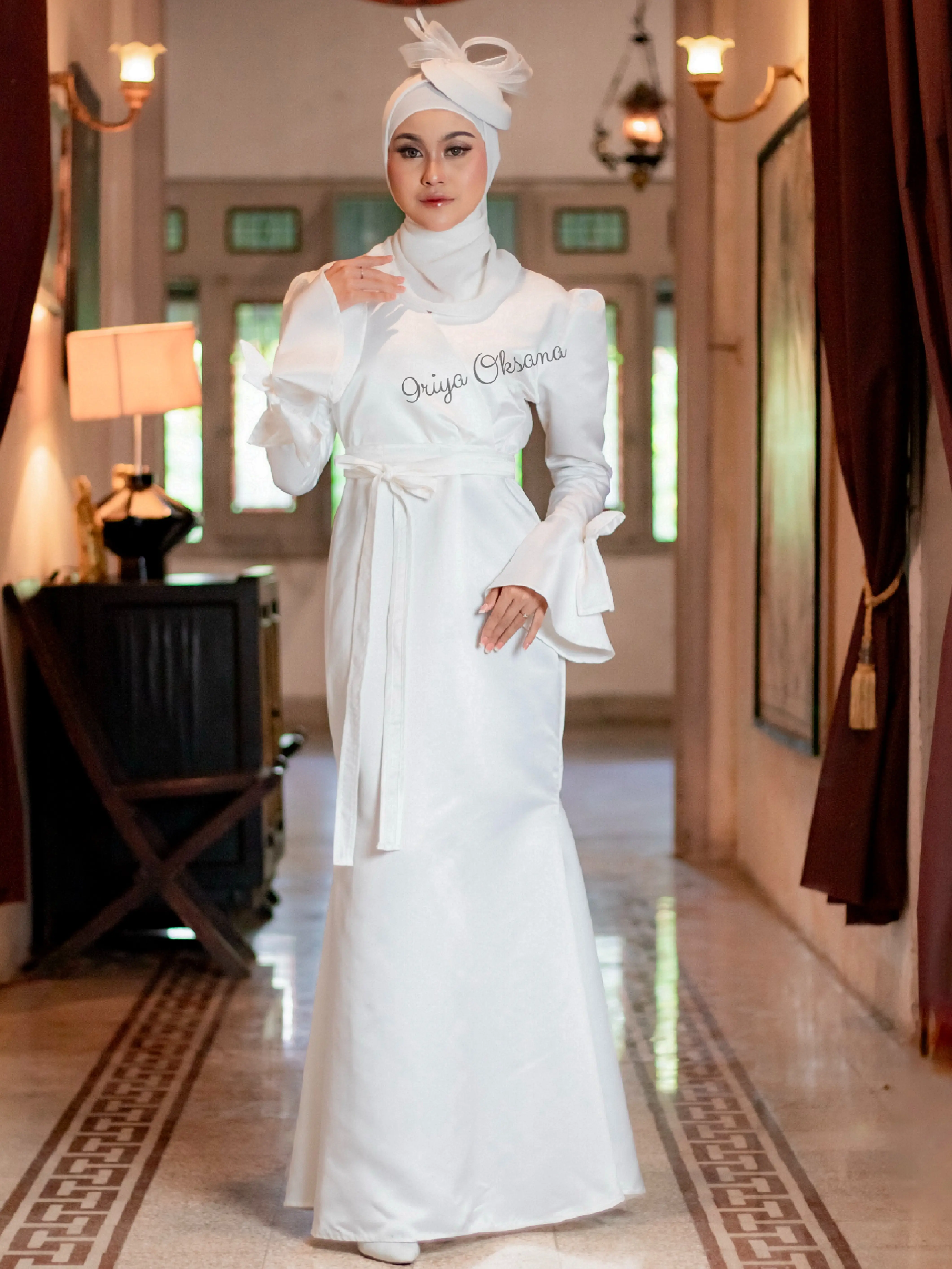 ARUMI - Prewedding Dress Mermaid Gaun Bridesmaid Pengantin Rok Duyung Satin Bridal Premium