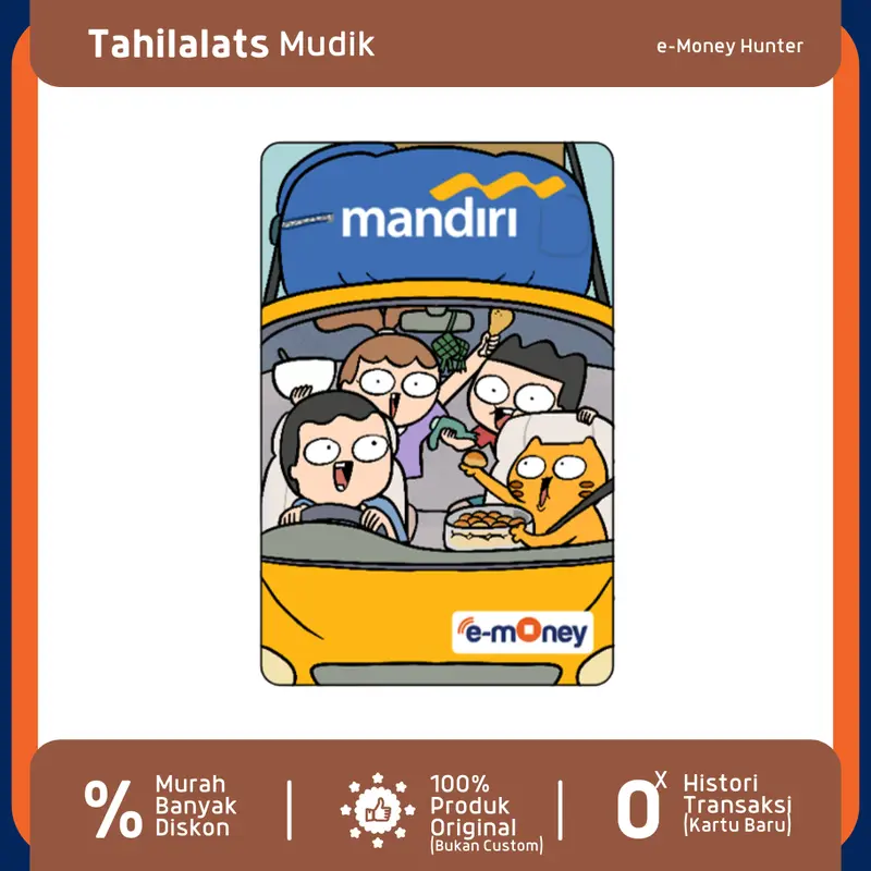 e-Money Tahilalats Edisi Ramadan Special Limited Edition eToll eMoney Mandiri NFC Kartu Uang Elektronik 2