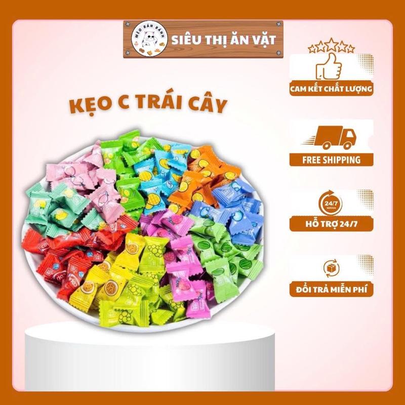 1ky KẸO C [ HÀNG CHUẨN 12 VỊ ]KẸO TRÁI CÂY MIX NHIỀU VỊ  Candy Ăn Vặt Thức Ăn -MÈO BÁN BÁNH keomix  nhieu kẹo  dẻo kẹo trái cây kẹo  ngậm kẹo  pixel keo vitamin kẹo  ông kẹo  không kẹo  vitamin kẹo  dứa kẹo ngậm  trái cây kẹo  ngậm kẹo  ovaltine kẹo  kon