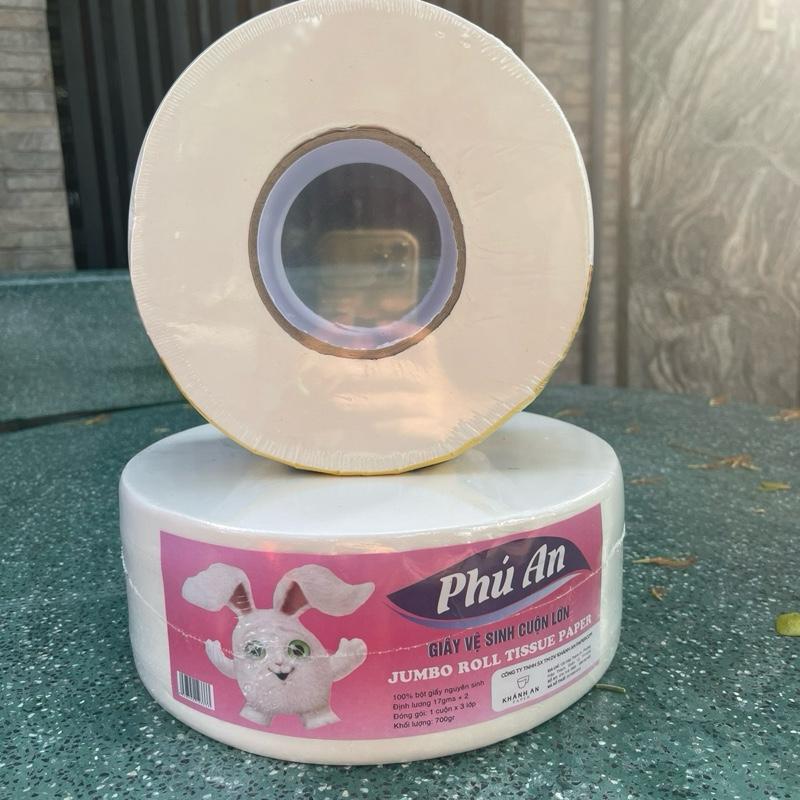Combo 2 cuộn giấy vệ sinh công nghiệp Phú An lớn 700gram 1