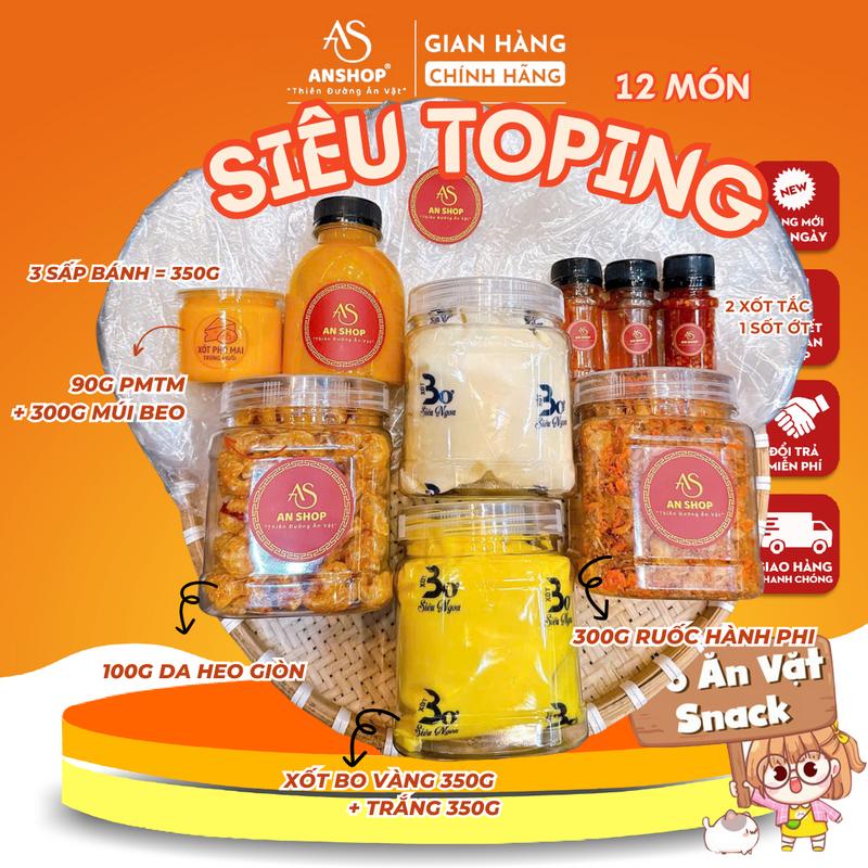   COMBO BÁNH TRÁNG AN SHOP  BÁNH TRÁNG PHƠI SƯƠNG  ĐỒ ĂN VẶT SNACK AS Food 