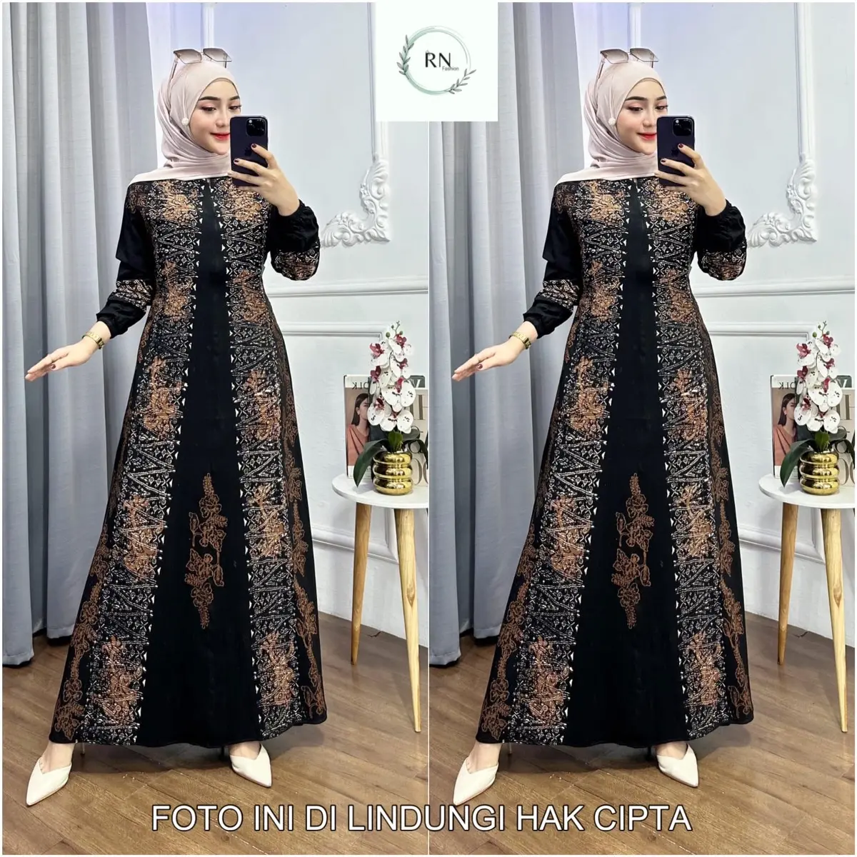 GAMIS RAYON SEMI TWILL ORI RAYON POLKADOT