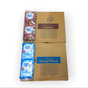 1 Dus Susu Kental Manis Frisian Flag Sachet  Isi 20pak x 6pcs -  Coklat, Putih, Milk, Bahan Food
