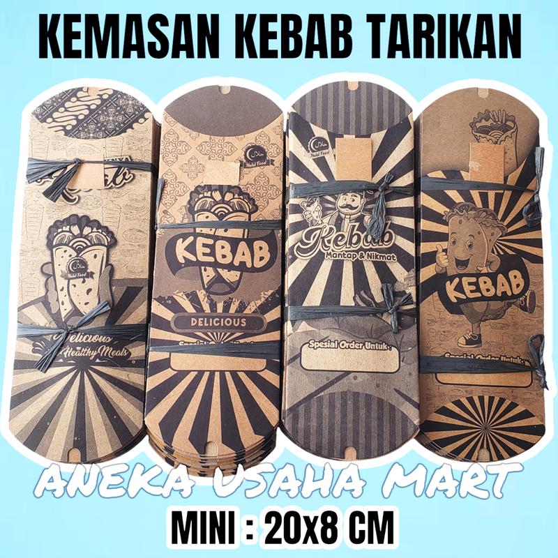 Kemasan Kebab Mini 100 pcs Ukuran 20x8 cm - bungkus kebab small - Shop ...