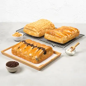 LU'MIERE - ROTI SOBEK LEMBUT dengan Isian Lezat Cheese Lava & Chocolate Melt Ukuran 16x14x6 cm Halal 120 gram