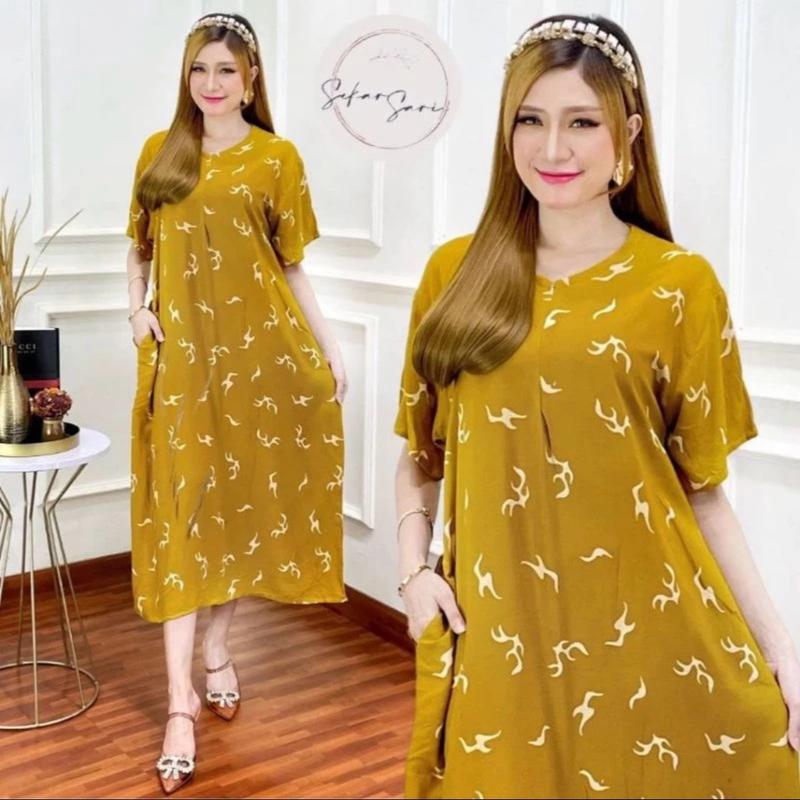 100rb Dapat 4 Daster Paket Usaha || Daster Rayon Busui Bumil Motif Batik Nyaman kekinian 3