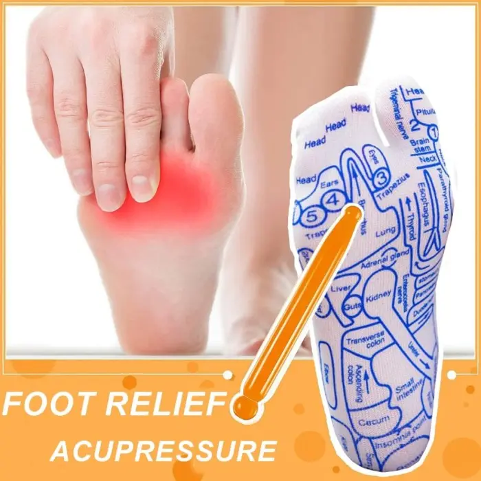 Kaos Kaki Pijat Akupuntur Massage Socks Therapy Pijat Terapi Titik Refleksi 0