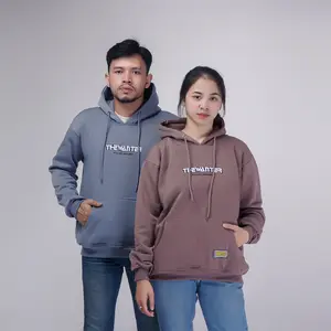 Hoodie Sweater Premium Distro Unisex Bahan Flacee Tebal Size M L XL XXL Oversize Pria Nyaman Simple Basic