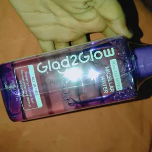 GladGlow Pore Clearing Micellar Water 130ml /230ml/ 300ml - All in One For All Skin Type Menghapus Makeup Waterproof Membersihkan Pori Pori Meratakan Tekstur Kulit Mengembalikan Kesegaran Glowingnya Seharian G2G
