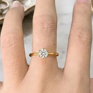 Cincin (20) permata satu polos