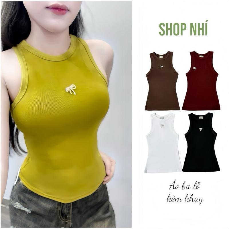 Áo thắt eo ba lỗ body rip lụa co giãn kèm tag , áo rip lụa mịn thoáng mát . Shop Nhí A05