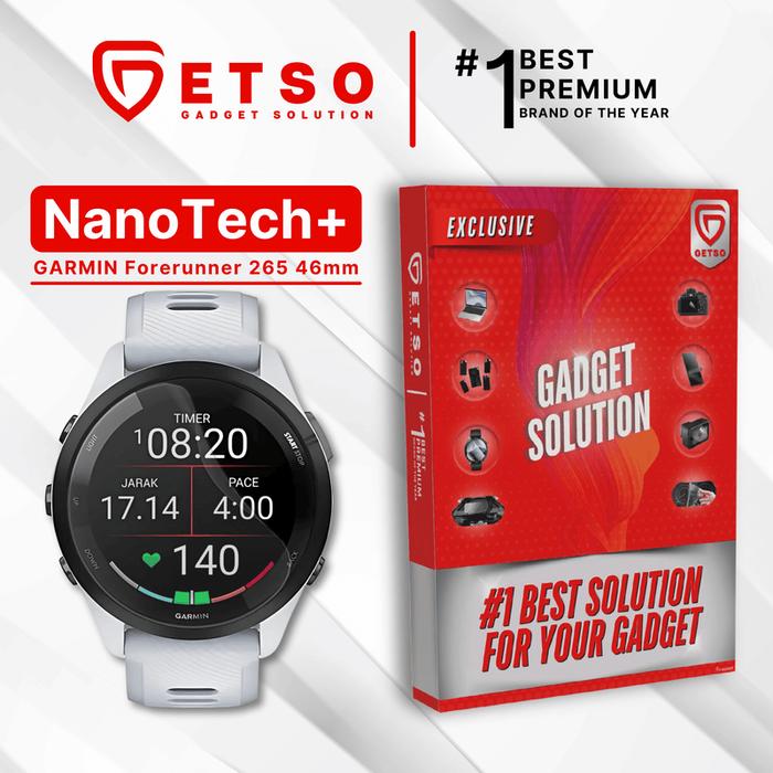 Gambar GETSO EPU BIO GENESIS Hydrogel for Garmin Forerunner 265 46mm / Screen Guard (Nanotech+ 100% Recycle) Premium Hidrogel Anti-Scratch Protector Tempered Gorilla Glass 5 6 7 Anti Gores Full Cover Smart Phone Watch Handphone Gadget Tab Laptop Kamera dari GETSO Kota Bekasi Tokopedia