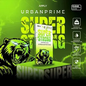 [URBANPRIME] SuperStrong CLEAR Tempered Glass iPhone 9H Full Cover – Anti Gores & Anti Pecah - Screen Protector - Anti Debu Untuk Semua iPhone XR/11,12 12 Pro,13,13 ProMax,14 ProMax,15 Pro/Promax 16 Pro/Promax 17 Pro/Promax - Aksesories Layar - Apply