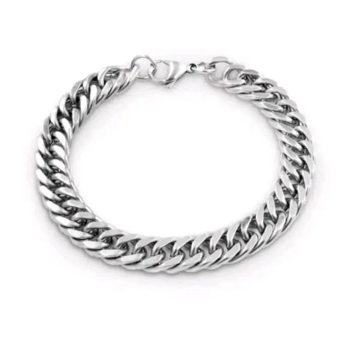 gelang titanium pria stanless steel anti karat Rantai Bracelets
