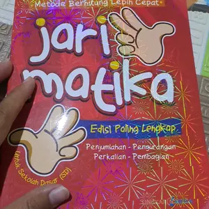 Buku Penunjang Pelajaran SD / Metode Berhitung Lebih Cepat Jarimatika Edisi Paling Lengkap / Lingkar Media LM - LM