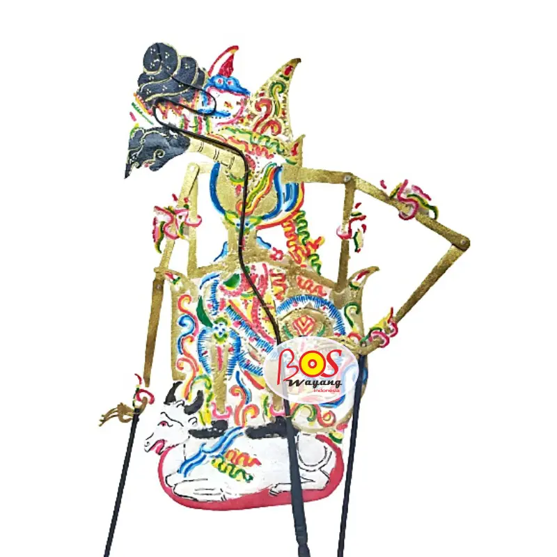 WAYANG KULIT I Batara Guru Betoro Guru I BOSWAYANG INDONESIA Jual Wayang Kulit Murah Bahan Asli Kulit Sapi Grid C Tangkai Bambu