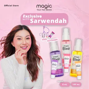 Hair Oil Perfumed Magia Elixir Purple 100ml untuk Rambut Mengembang