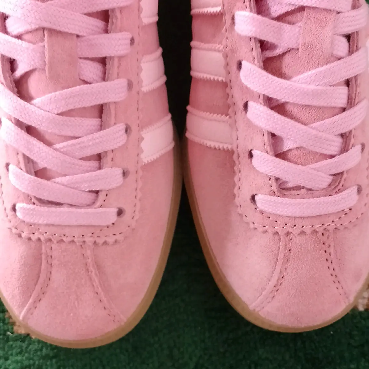 sepatu sneaker, bermuda pink/ungu, sepatu kasual