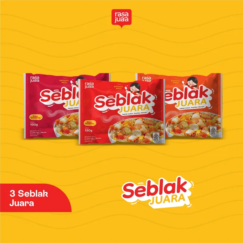 PROMO 3 PCS SEBLAK JUARA SEMUA VARIAN HARGA SPESIAL Food Pedas 0