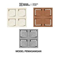 Gambar Roster Indonesia - Roster Beton Daun Roster Beton Minimalis Lubang Angin Ukuran 20 x 20 - Daun Abu - Abu, 1 Pcs dari Roster Indonesia Kab. Bekasi 3 Tokopedia