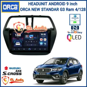 Head Unit Android Orca New Standard 9 Inch Suzuki SX4 Scross 2014-2021