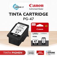 Gambar Tinta Original Canon 47 Black PG47 - Tinta Canon E410 E470 E3170 E470 E4570 - Tinta Cartridge Katrid dari Canon Authorized by Arena Kota Administrasi Jakarta Timur 1 Tokopedia