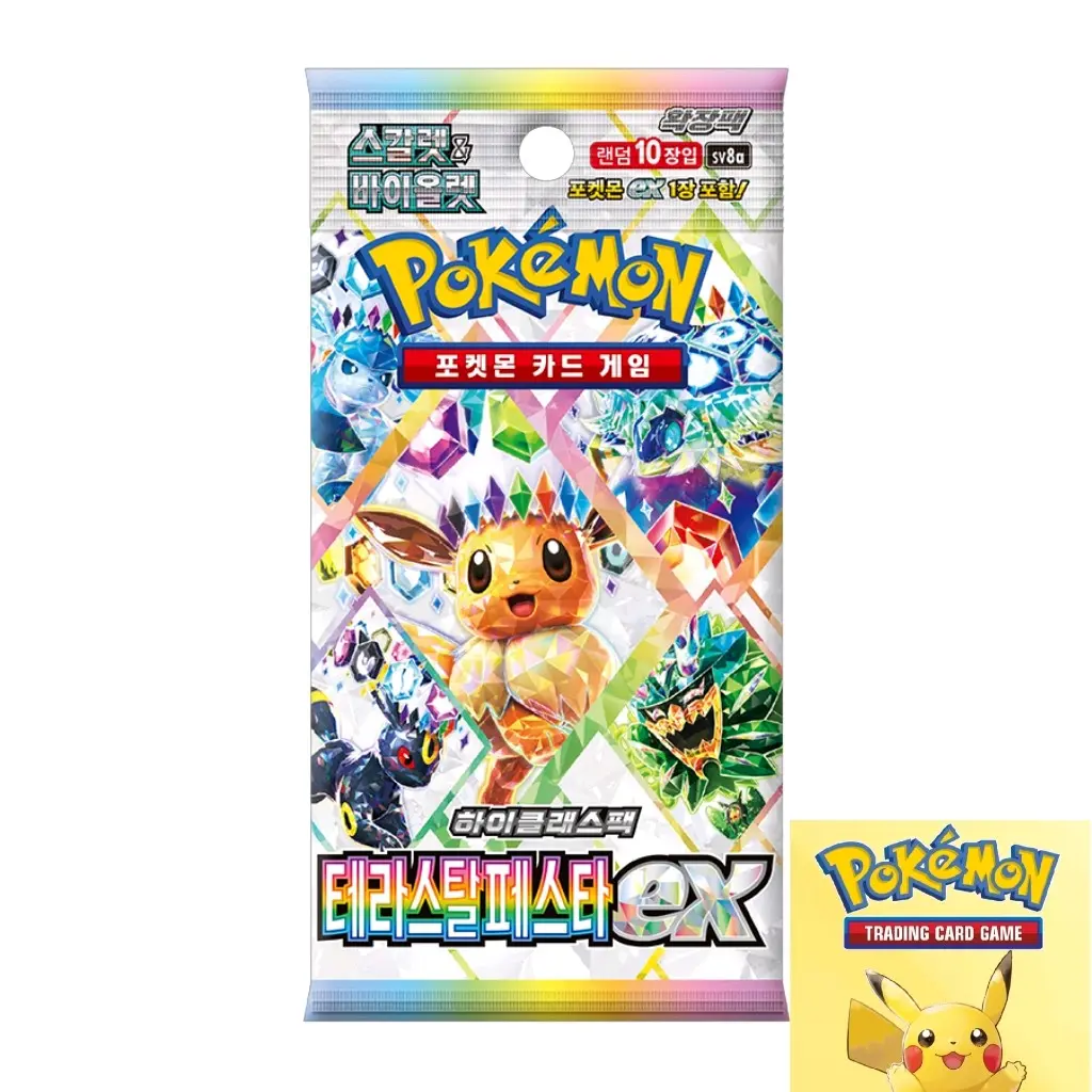 [Ready Stock] Original Pokemon TCG Card Game Terastal Festival ex Booster Pack (Korean)