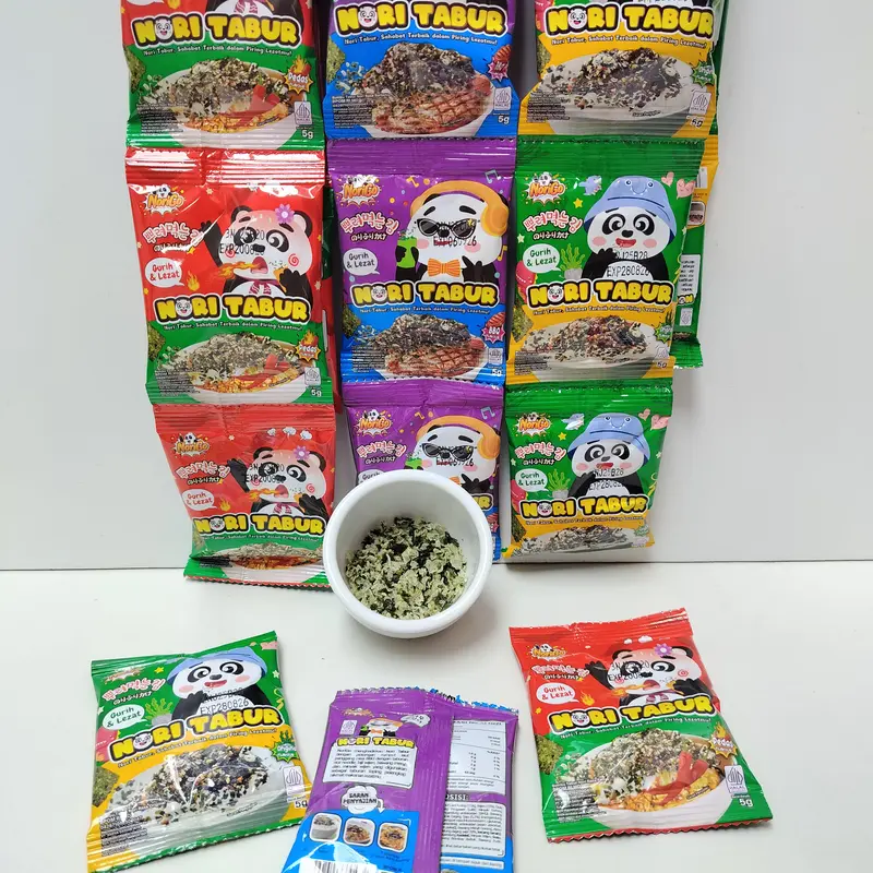 (1 DUS ISI 8 RENCENG) NORI TABUR NORIGO | NORI MURAH | RUMPUT LAUT 0