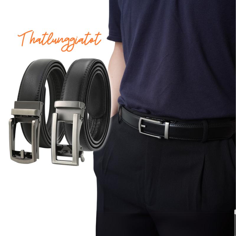 Thắt lưng nam đơn giản khóa tự động, dây nịt nam basic thanh lịch bản 3 cm(Hỗ trợ cắt dây nịt) TL150 - Thắt Lưng Giá Tốt