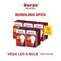 Gambar Surya Lampu Bohlam LED Vega A Bulb 9W Cahaya Putih (PAKET 5pcs) dari Surya Lighting Shop Kab. Tangerang 1 Tokopedia