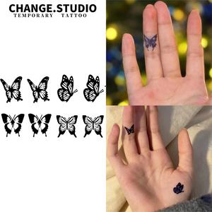 Hình Xăm Tạm Thời, Hình Xăm Ngón Tay Bướm, Kéo Dài Trong 15 Ngày, Không Thấm Nước Và Chống Chà Xát. Miếng Dán Hình Xăm