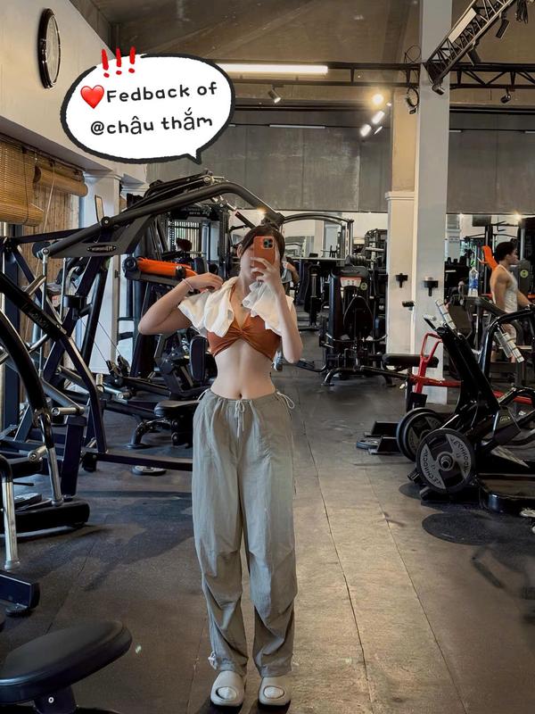 Quần Gió Ống Rộng Mùa Hè, Hiệu Ứng Nhăn,Mỏng Nhẹ,Thoáng Mát cạp rút dây