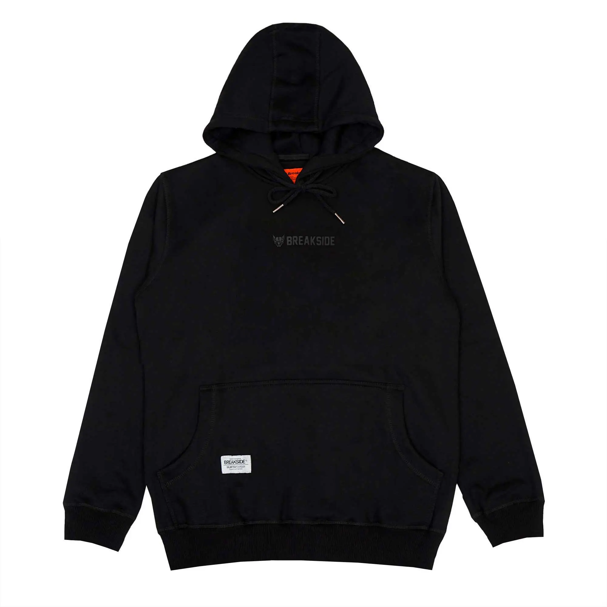 Breakside Hoodie Dark Wolf - Black Sweater  Fleece  Pria