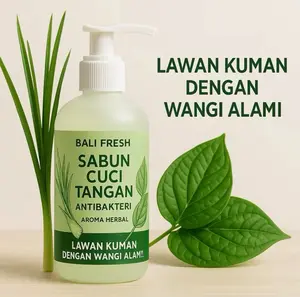 (600ML) SABUN CUCI TANGAN MEMBERSIHKAN DAN MENGHARUMKAN KULIT TANGAN ALAMI