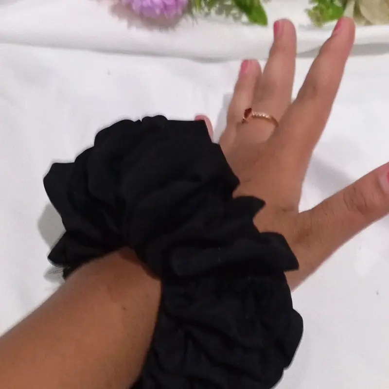 scrunchie gemoy /cepol hijab/ikat rambut panjang 3