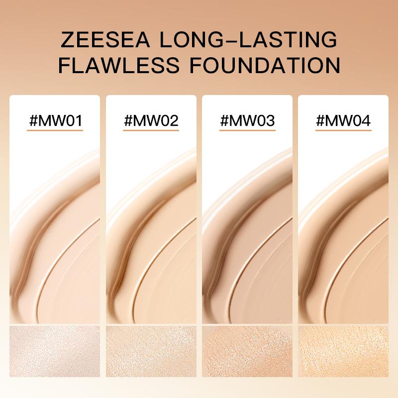 Product Introduction of (COD)Kem Nền Che Khuyết Điểm Lì Lâu Trôi, ZEESEA, Kiểm Soát Dầu, Không Thấm Nước, Hoàn Toàn Tự Nhiên, 30ml Cosmetic Nữ Mỹ Phẩm 0
