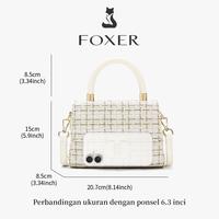 Gambar FOXER   Sling Bag Wanita Tas Bahu Yang Simpel Dan Segar  Tas Selempang Yang Modis Dan kKasik - Putih dari FOXER.Id Kab. Tangerang 5 Tokopedia