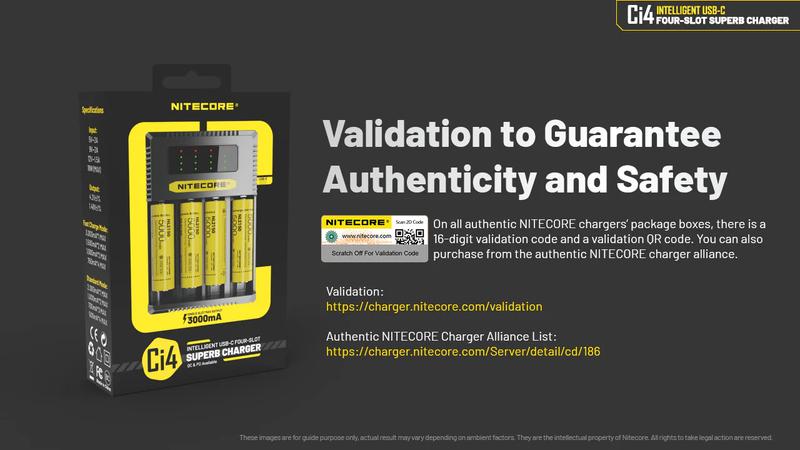 Product Introduction of Nitecore Ci4 Charger - 3A 4 Slots Battery Charger 4