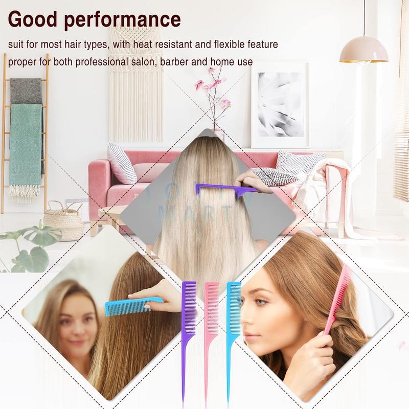 Sisir Sasak Blow Lancip Salon Rambut Sisir Plastik / Sisir Lancip Rambut Panjang / Sisir Sasak Warna / Warni Sisir lancip Rambut / Sisir Rambut Sasak 5