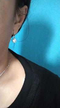 Product Review of 925 Anting Kancing Bulat Klasik Modis Jarum Perak Jarum Perak from ❤**h A**️ 0