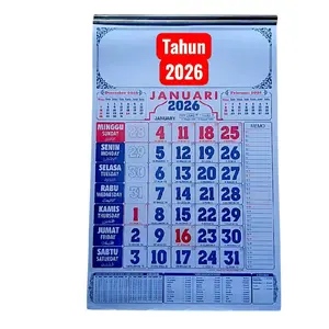 Kalender Arab Memo Tahun 2026 untuk Dinding