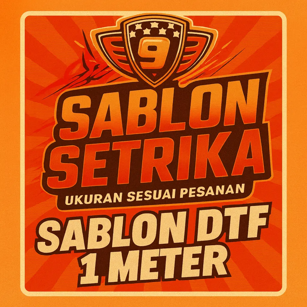 CETAK SABLON PRINT DTF METERAN TERMURAH SIAP PRESS 58 x 100 cm