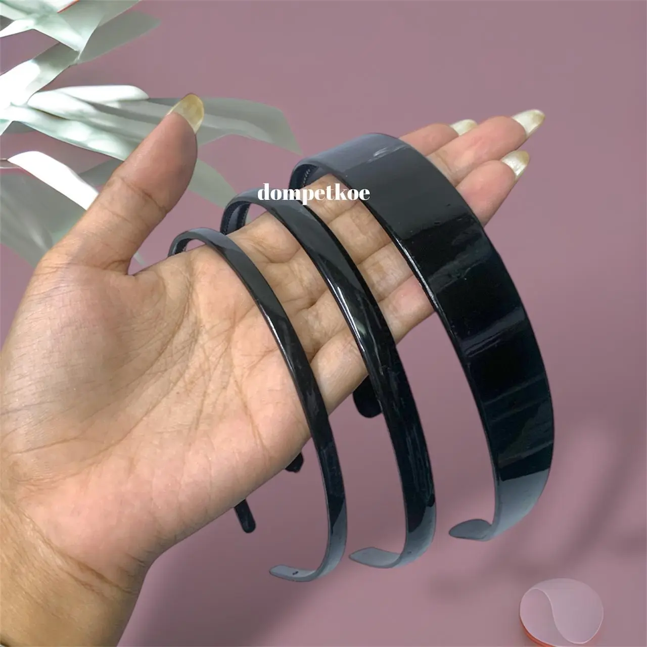 Bando Polos Medium Warna Hitam Isi 12Pcs