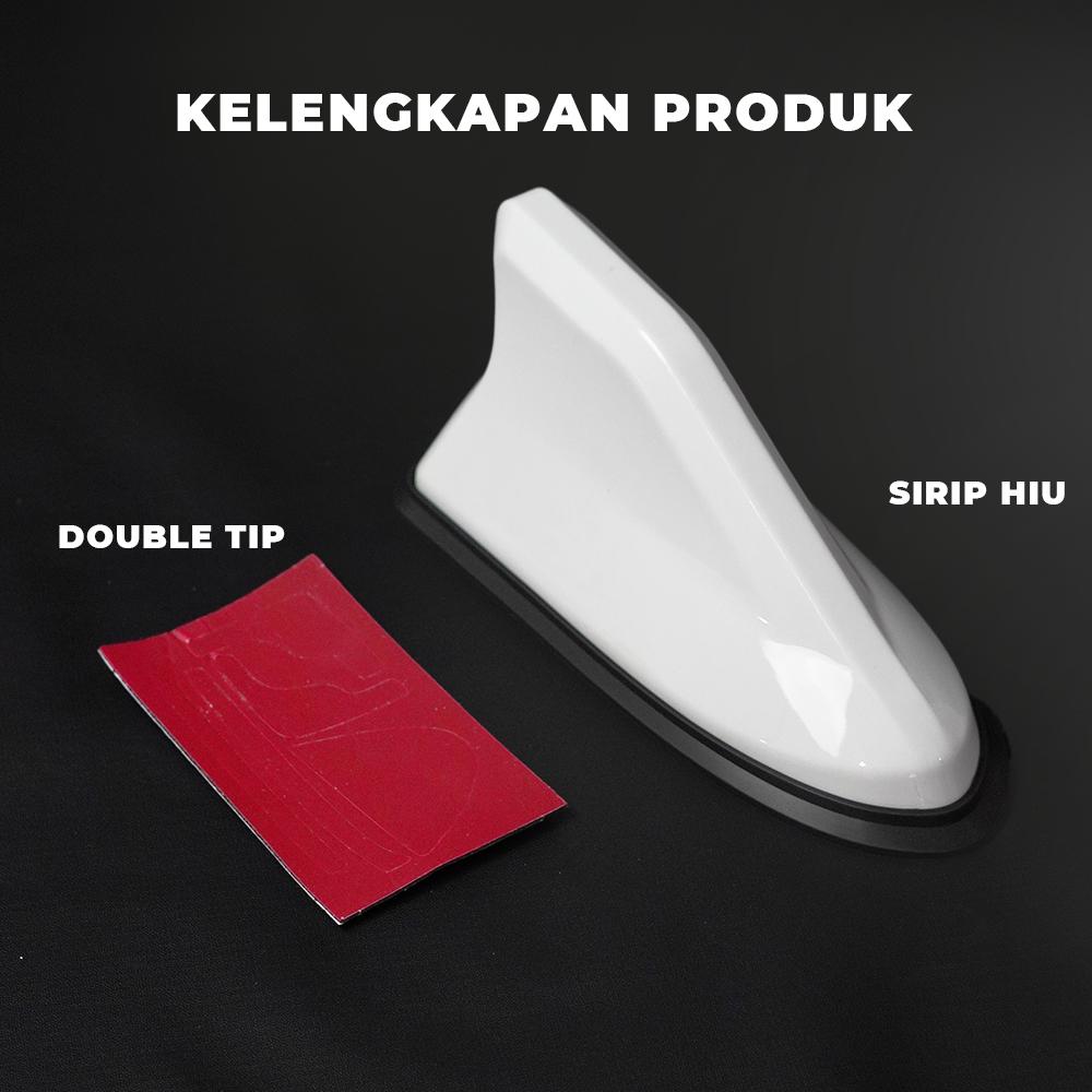 Antena Sirip Hiu Antena Mobil Universal Moder Sirip Hiu Berbagai Warna Bahan Plastik ABS Kuat Berkualitas