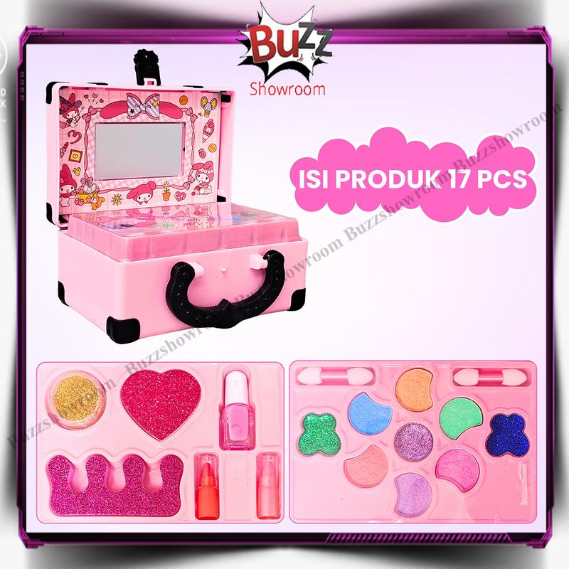 Product Introduction of Make up koper hand bag mainan kosmetik anak makeup cosmetics tas 8