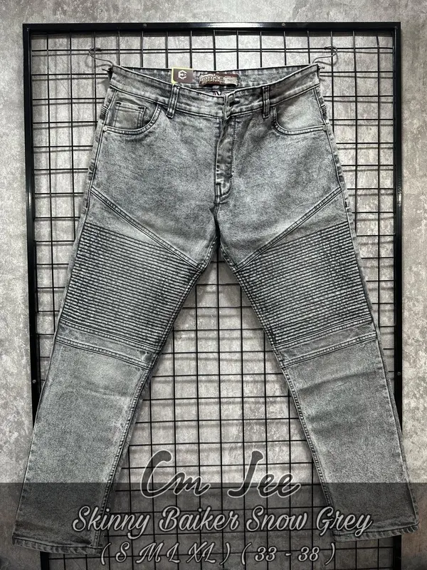 BIGSIZE 33-48 Celana jeans bikers sobek ripped pria jumbo streetch 100% mellar/ Celana Jeans Bikers Pria Rider bigsize/ celana jeans sobek pria ripped/ celana jeans pria bigsize jumbo Melar Distro 1
