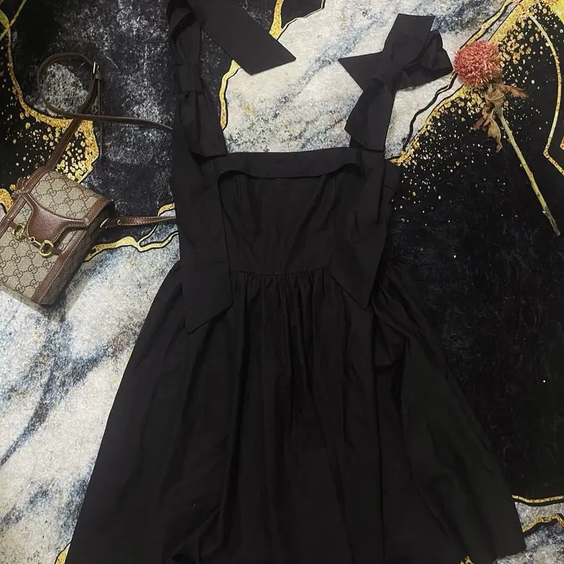 Dress gemoy Bunga pendek wanita 4