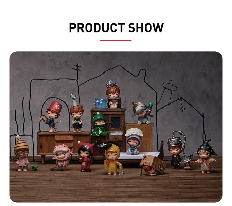 Product Introduction of POP MART Hirono Echo Series Figures Blind Box toy 6