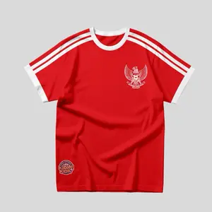 Kaos Anak Laki Laki Garuda Indonesia Usia 3 - 10 Tahun dengan Desain Merah Putih Fashion