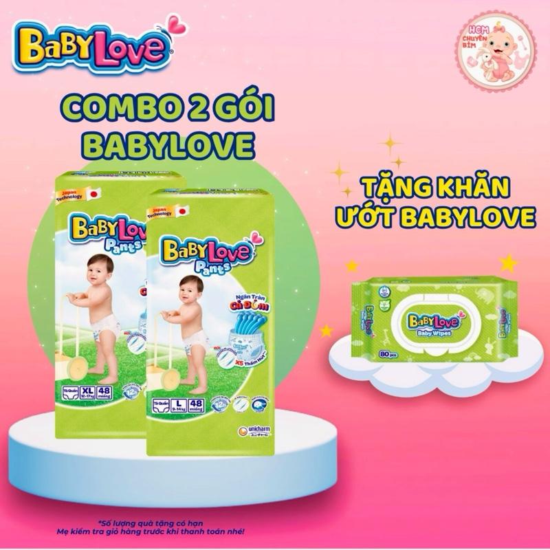 Combo 2 Tã Quần Baby Love Size M48/L48/XL48/XXL48/XXXL33/XXXXL33/XXXXXL33 miếng